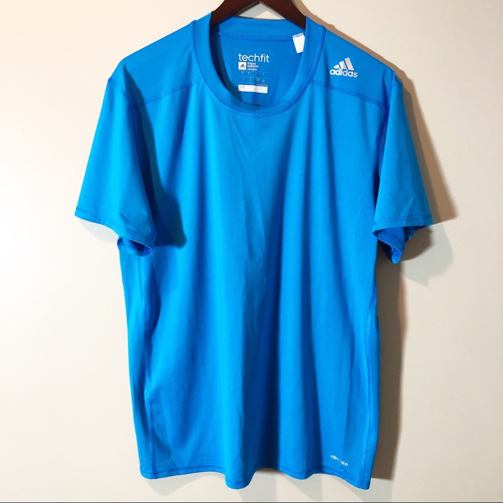 Adidas Men’s Fitted Techfit Shirt Size Large